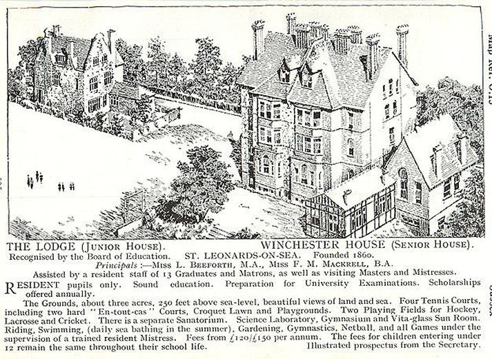 Winchester House Advert