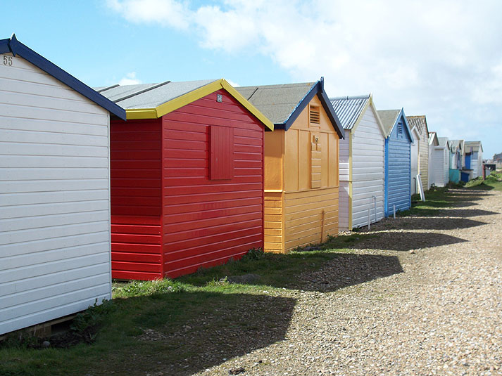 Beach Huts at Bulverhythe