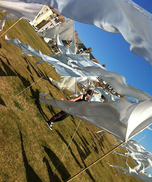 "Flow" art installation, Coastal Currents