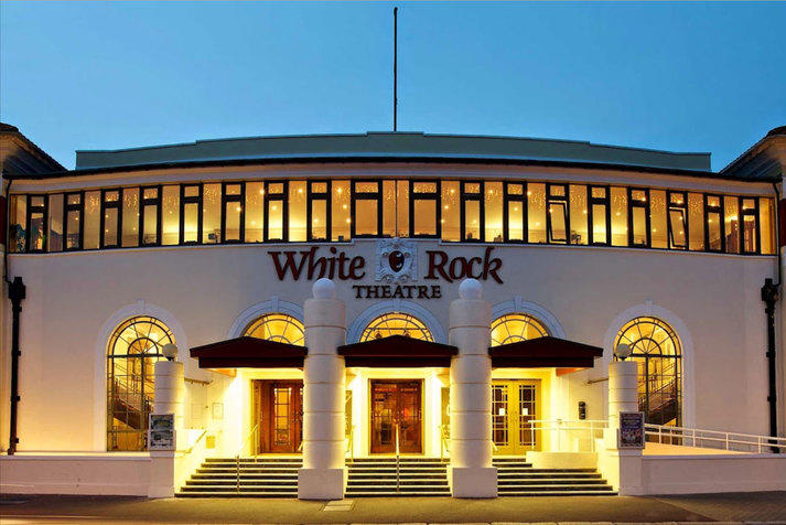 White Rock Theatre in the Evening