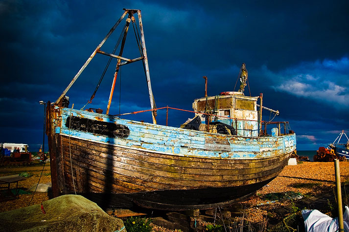 Fishing Boat at The Stade