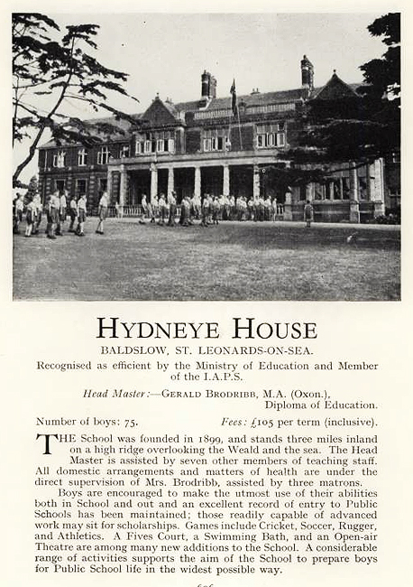Hydneye House Advert