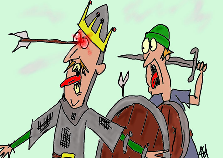 King Harold - Arrow in the eye