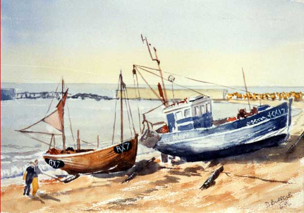 Beached Fishing Boats