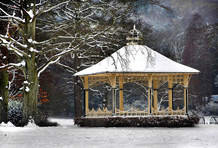 Bandstand in the Snow