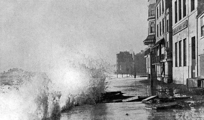 Beach Terrace Damage