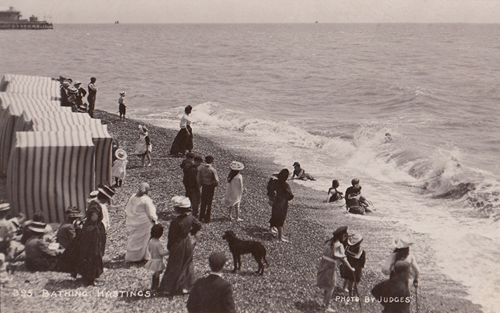 Bathing at St Leonards Beach