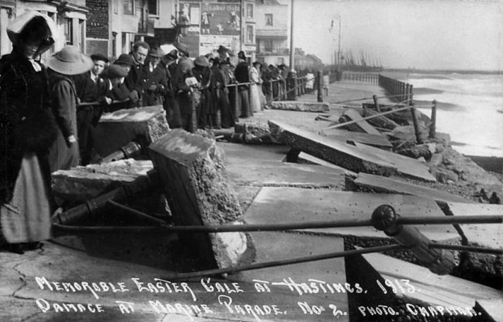 Easter Gale Seafront Damage