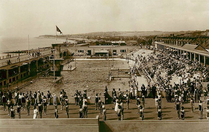 Exercises at the Bathing Pool