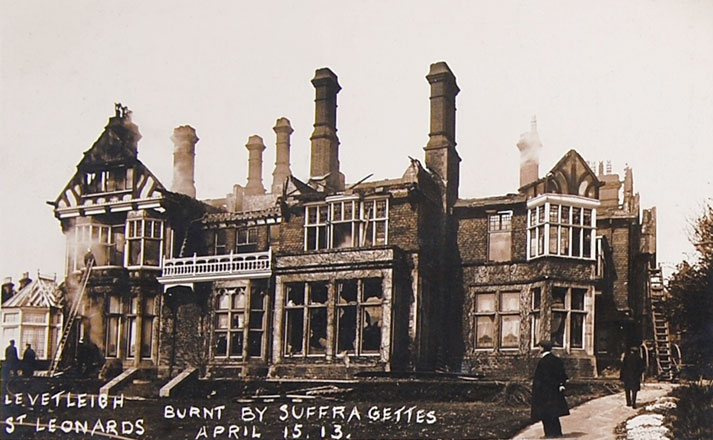 Burnt out Levetleigh