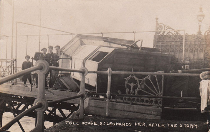 St Leonards Pier Storm Damage