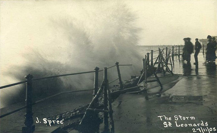 St Leonards Seafront Storm Damage