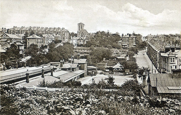 View across Warrior Square Station