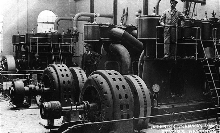 Inside the Tram Power Station