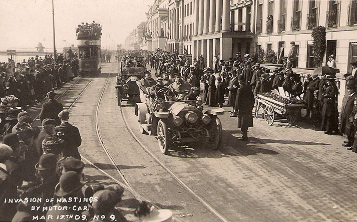 Invasion of St Leonards by the Motor Car