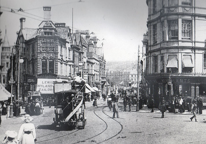 Queens Road from the Albert Memorial