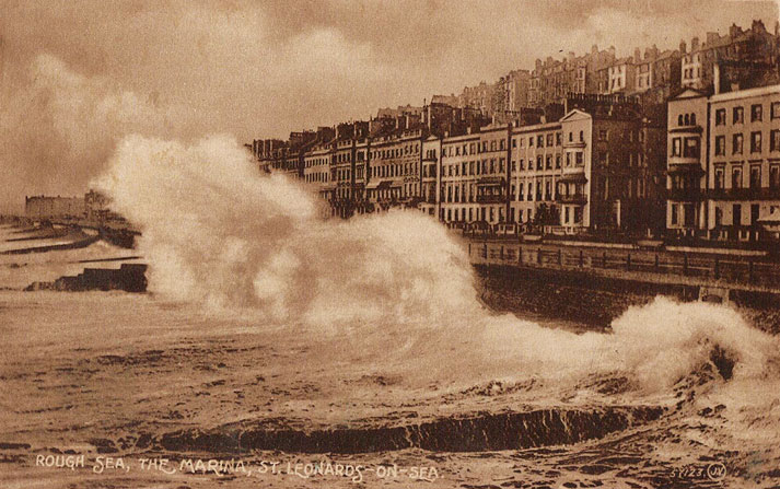 Rough Sea at The Marina