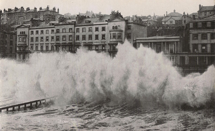Rough Sea from Hastings Pier
