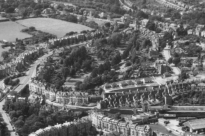 Linton Gardens Aerial