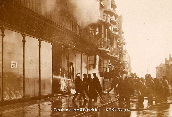 Fire at Mastin Brothers Shop