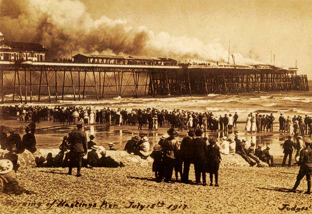 Hastings Pier Fire