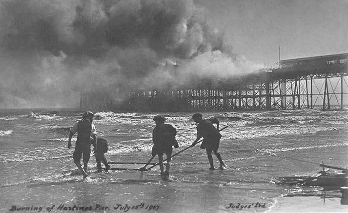 Hastings Pier Fire