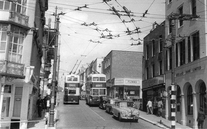 Trolleybuses in London Road