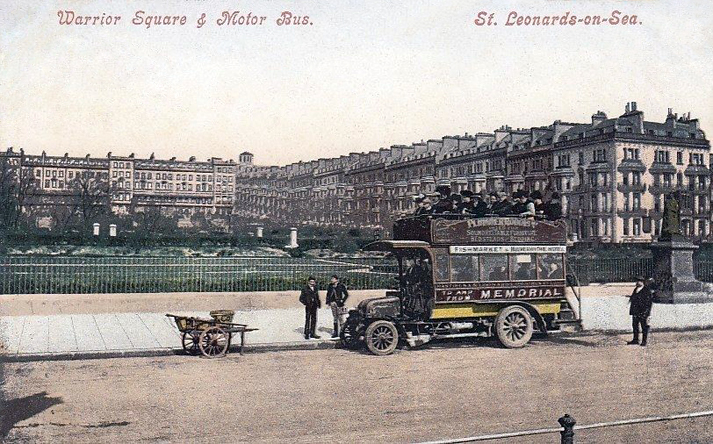 Motor Bus at Warrior Square