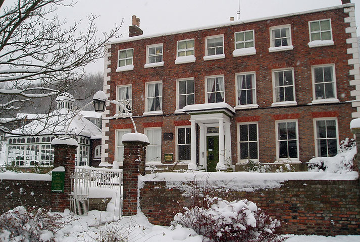 Old Hastings House in the Snow