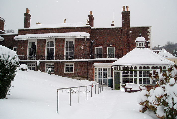 Old Hastings House in the Snow