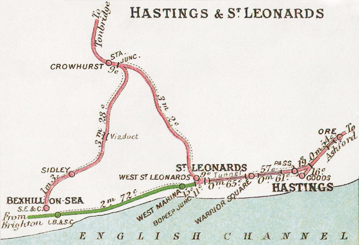 1908 Railway Map