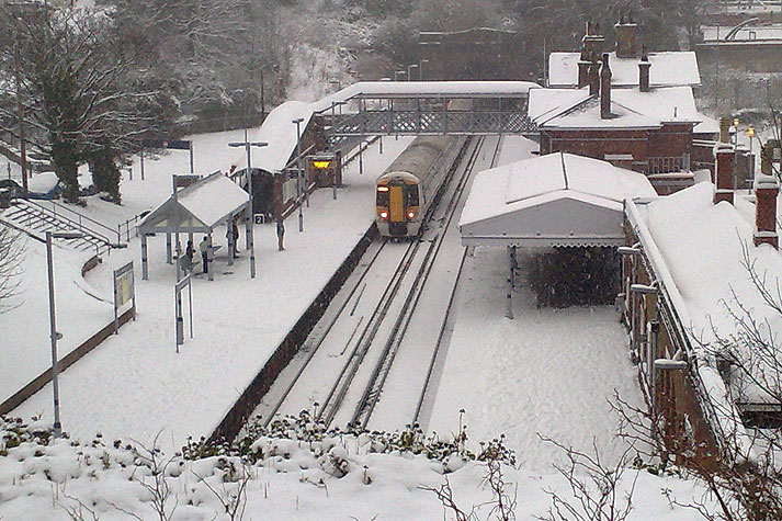 Warrior Square Station Snow