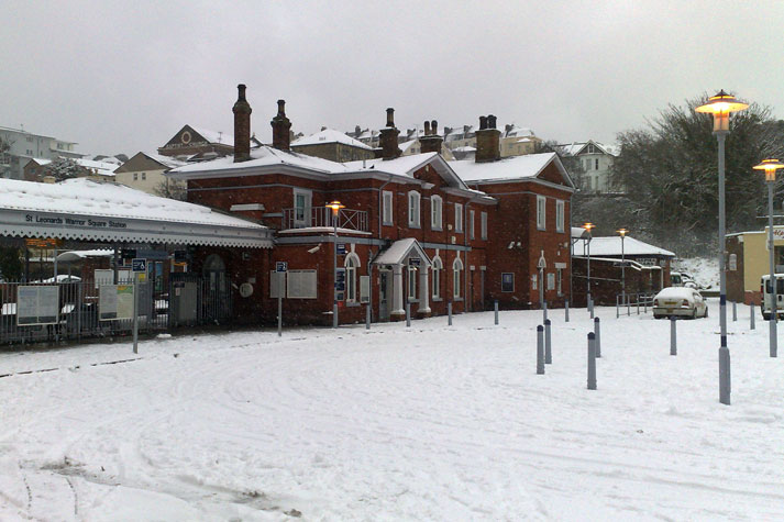 Warrior Square Station Snow
