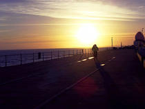Cycle Path at Dusk