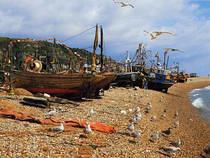 Fishing Boats beneath the East Hill