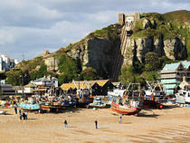 Fishing Boats & East Hill Lift