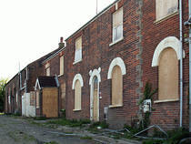 Waterworks Cottages (pre‑demolition)