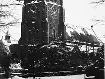 Blacklands Church in the Snow