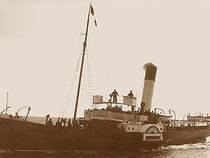 Paddle Steamer Cynthia off Hastings