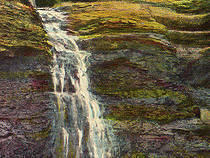 Ecclesbourne Glen Waterfall