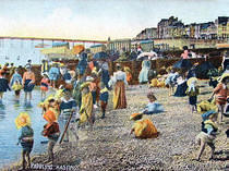 Paddling at Hastings Beach