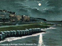 St Leonards Seafront by Moonlight