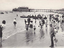 Paddlers and Pier