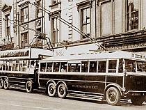 Trolleybuses at Robertson Street