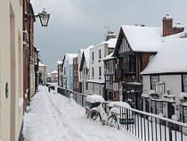 All Saints Street in the Snow