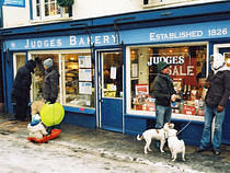 Judges Bakery in the Snow